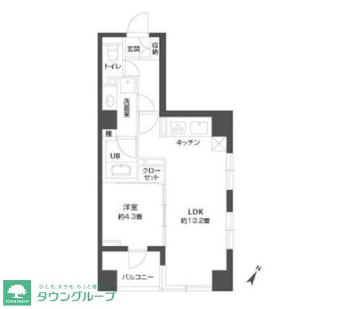 パークキューブ銀座イーストの物件間取画像